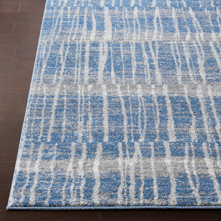 Surya Baylee BYL-1024 Bright Blue Medium Gray Cream Area Rug Detail Image