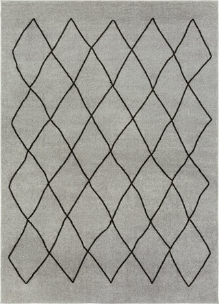 Surya Baylee BYL-1026 Medium Gray Black Area Rug Main Image 8 X 10