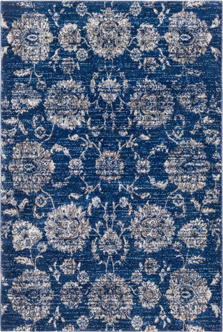 Surya Baylee BYL-1027 Dark Blue Navy Medium Gray Silver Denim Sky Cream Area Rug Mirror main image