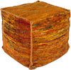 Surya Bazaar BZPF-003 Orange Pouf