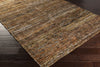 Surya Bazaar BZR-8004 Tan Hand Knotted Area Rug 5x8 Corner
