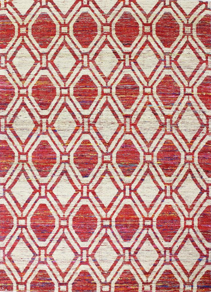 Bashian Spectrum C179-PCH101 Ivory/Red Area Rug