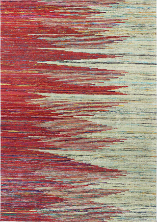 Bashian Spectrum C179-PCH106 Red/Beige Area Rug