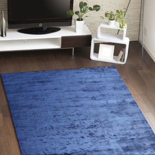 Bashian Radiance C183-WZ Cobalt Area Rug Room Scene Feature