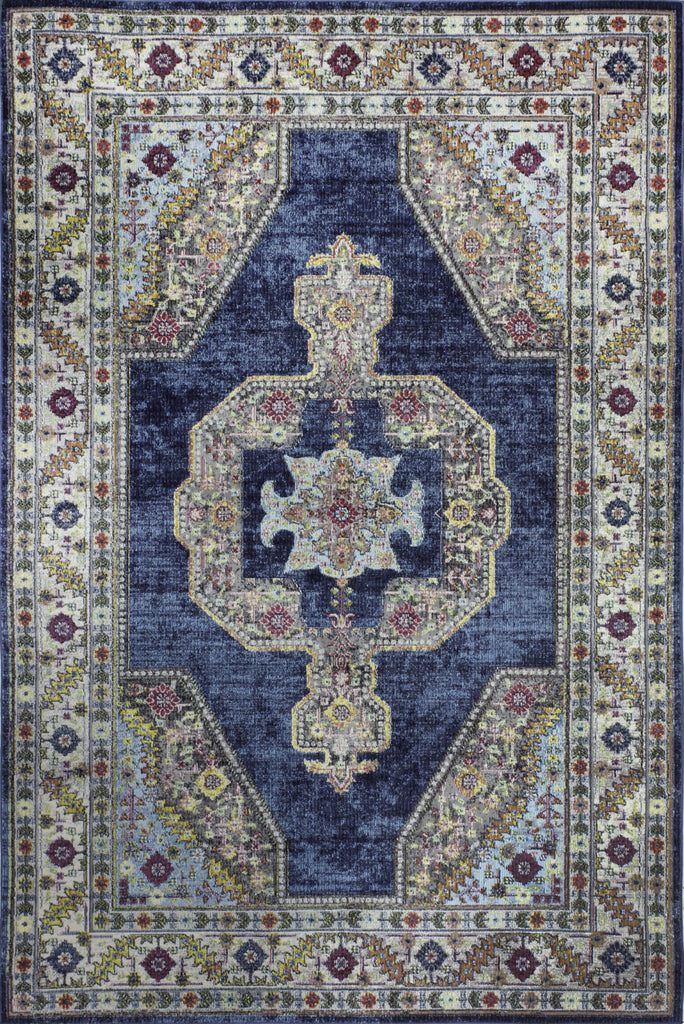 Bashian Charleston C186-R101 Azure Area Rug main image