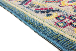 Bashian Charleston C186-R103 Azure Area Rug Edge Feature