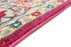 Bashian Charleston C186-R102 Fuchsia Area Rug Edge