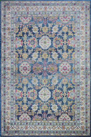 Bashian Charleston C186-RO38A Navy Area Rug