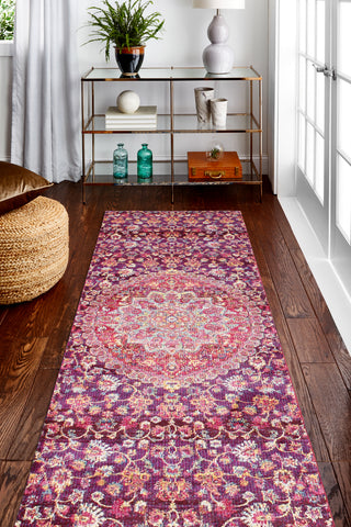 Bashian Charleston C186-RO73A Area Rug Runner Room Scene Feature