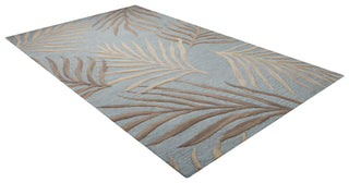 Rizzy Cabot Bay CA370A Seafoam Area Rug Angle Shot