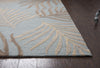 Rizzy Cabot Bay CA370A Seafoam Area Rug Corner Shot Feature