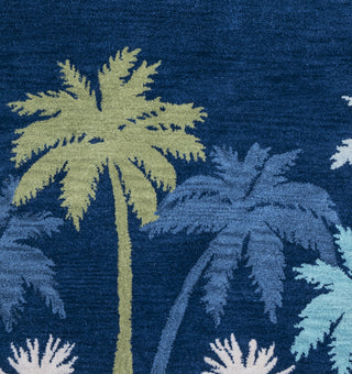 Rizzy Cabot Bay CA9462 Navy Area Rug Detail Shot