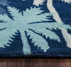 Rizzy Cabot Bay CA9462 Navy Area Rug Close Shot