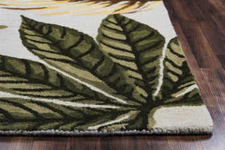 Rizzy Cabot Bay CA9463 Sage Area Rug Edge Shot