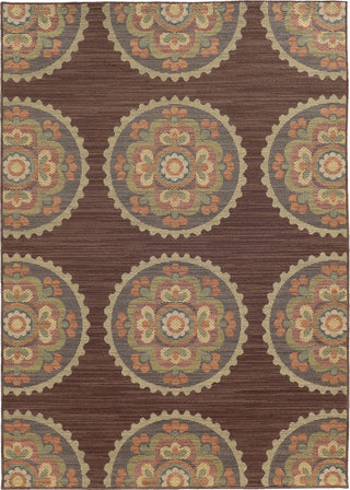 Tommy Bahama Cabana 501M2 Brown Area Rug main image