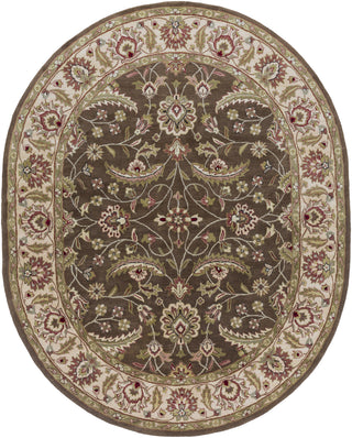 Surya Caesar CAE-1003 Chocolate Area Rug 8' x 10' Oval