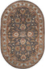 Surya Caesar CAE-1004 Charcoal Area Rug 6' x 9' Oval