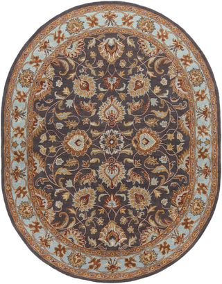 Surya Caesar CAE-1004 Charcoal Area Rug 8' x 10' Oval