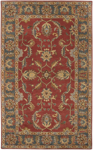 Surya Caesar CAE-1007 Burgundy Area Rug 5' x 8'