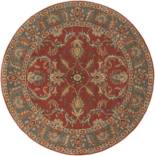 Surya Caesar CAE-1007 Burgundy Area Rug 6' Round