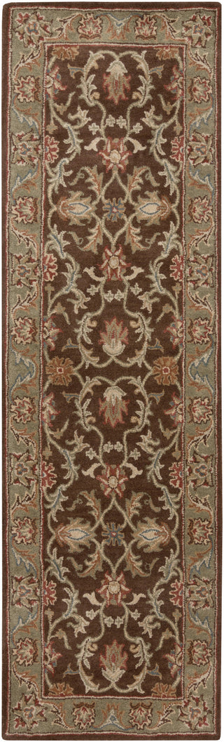 Surya Caesar CAE-1009 Chocolate Area Rug 2'6'' x 8' Runner