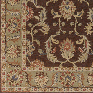 Surya Caesar CAE-1009 Chocolate Hand Tufted Area Rug Sample Swatch