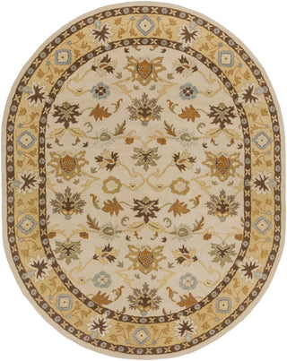 Surya Caesar CAE-1010 Ivory Area Rug 8' x 10' Oval