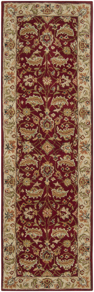 Surya Caesar CAE-1022 Burgundy Area Rug 2'6'' x 8' Runner