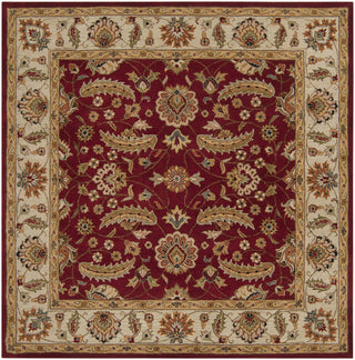 Surya Caesar CAE-1022 Burgundy Area Rug 8' Square