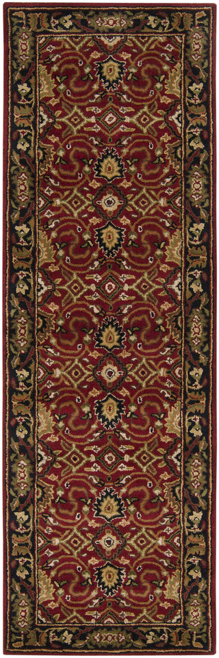 Surya Caesar CAE-1031 Burgundy Area Rug 2'6'' x 8' Runner