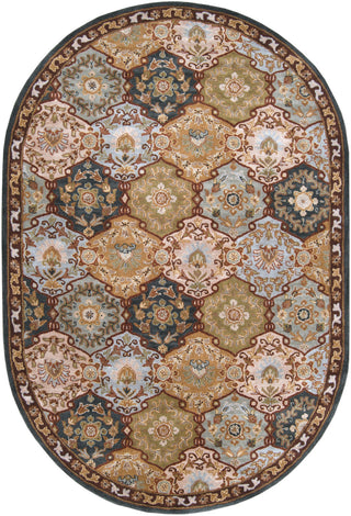 Surya Caesar CAE-1032 Charcoal Area Rug 6' x 9' Oval