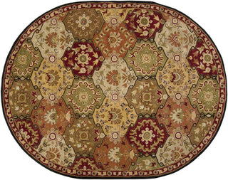 Surya Caesar CAE-1034 Rust Area Rug 8' x 10' Oval