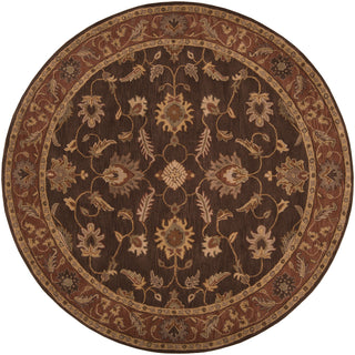 Surya Caesar CAE-1036 Chocolate Area Rug 8' Round