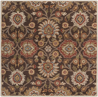 Surya Caesar CAE-1051 Chocolate Area Rug 6' Square