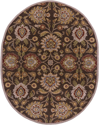 Surya Caesar CAE-1051 Chocolate Area Rug 8' x 10' Oval