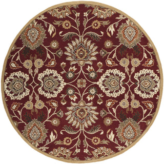 Surya Caesar CAE-1061 Burgundy Area Rug 8' Round