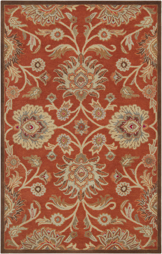 Surya Caesar CAE-1062 Rust Area Rug 5' x 8'