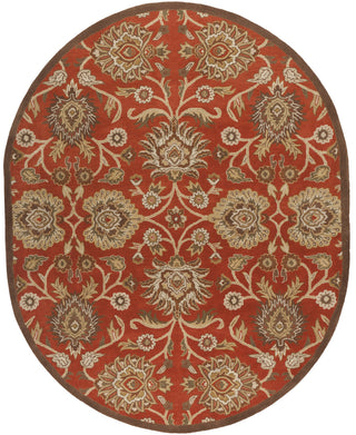 Surya Caesar CAE-1062 Rust Area Rug 8' x 10' Oval