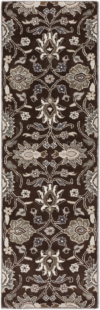 Surya Caesar CAE-1063 Chocolate Area Rug 2'6'' x 8' Runner