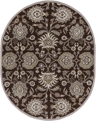 Surya Caesar CAE-1063 Chocolate Area Rug 8' x 10' Oval