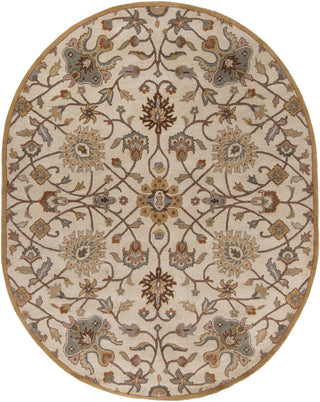 Surya Caesar CAE-1081 Beige Area Rug 8' x 10' Oval