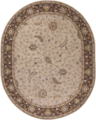 Surya Caesar CAE-1082 Beige Area Rug 8' x 10' Oval