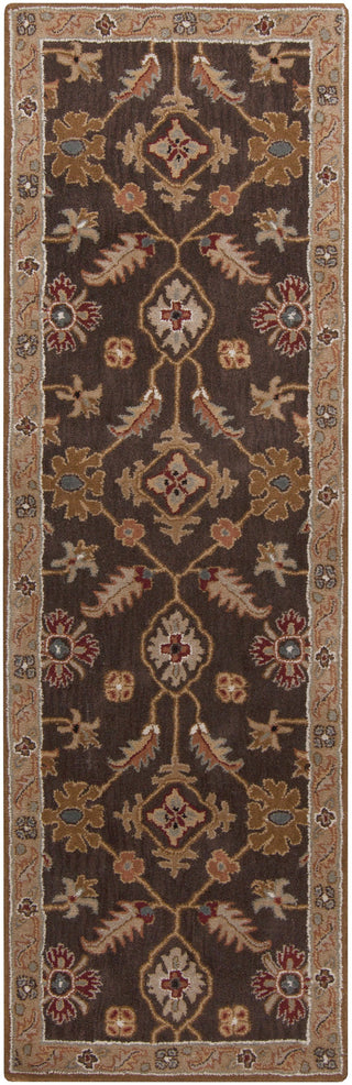 Surya Caesar CAE-1083 Chocolate Area Rug 2'6'' x 8' Runner