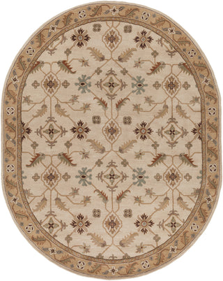 Surya Caesar CAE-1084 Beige Area Rug 8' x 10' Oval