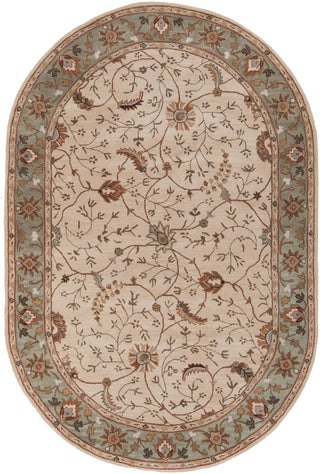 Surya Caesar CAE-1088 Beige Area Rug 6' x 9' Oval