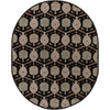 Surya Caesar CAE-1092 Black/Brown Area Rug 8' x 10' Oval