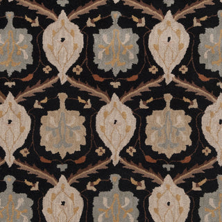 Surya Caesar CAE-1092 Black/Brown Hand Tufted Area Rug Sample Swatch