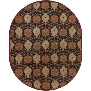 Surya Caesar CAE-1094 Mocha Area Rug 8' x 10' Oval