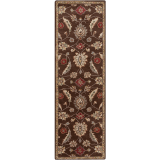 Surya Caesar CAE-1103 Chocolate Area Rug 2'6'' x 8' Runner