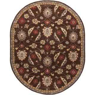 Surya Caesar CAE-1103 Chocolate Area Rug 8' x 10' Oval